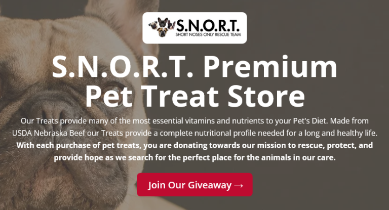 SNORT Premium Pet Treats logo