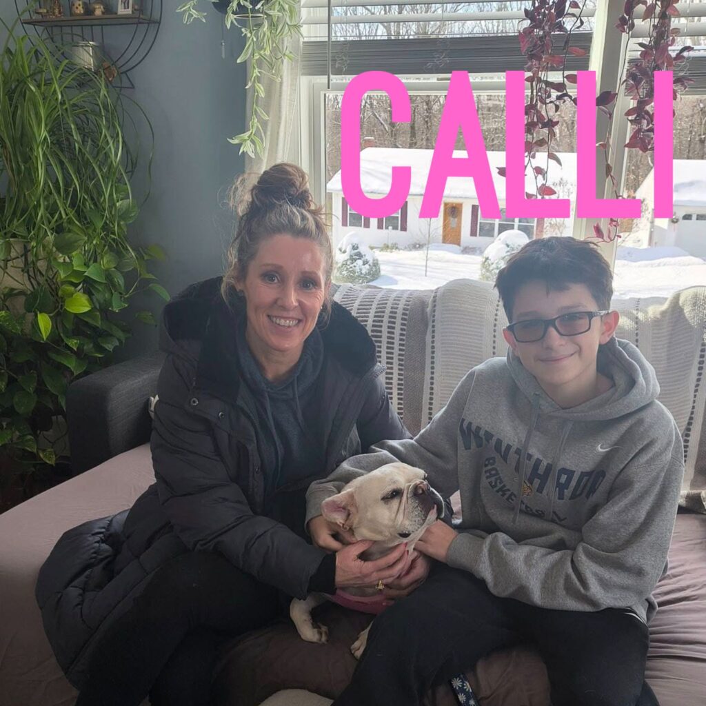 Calli, adopted through SNORT Rescue