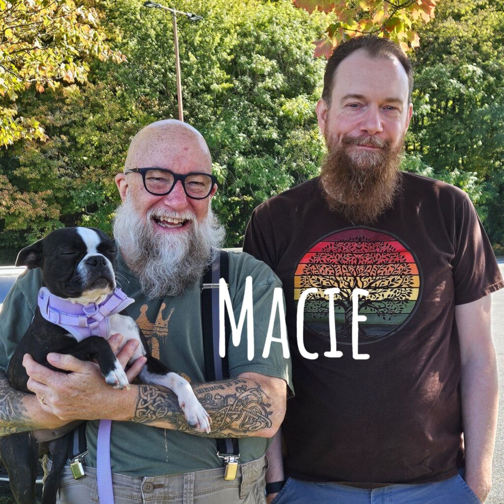 Macie, adopted through SNORT Rescue